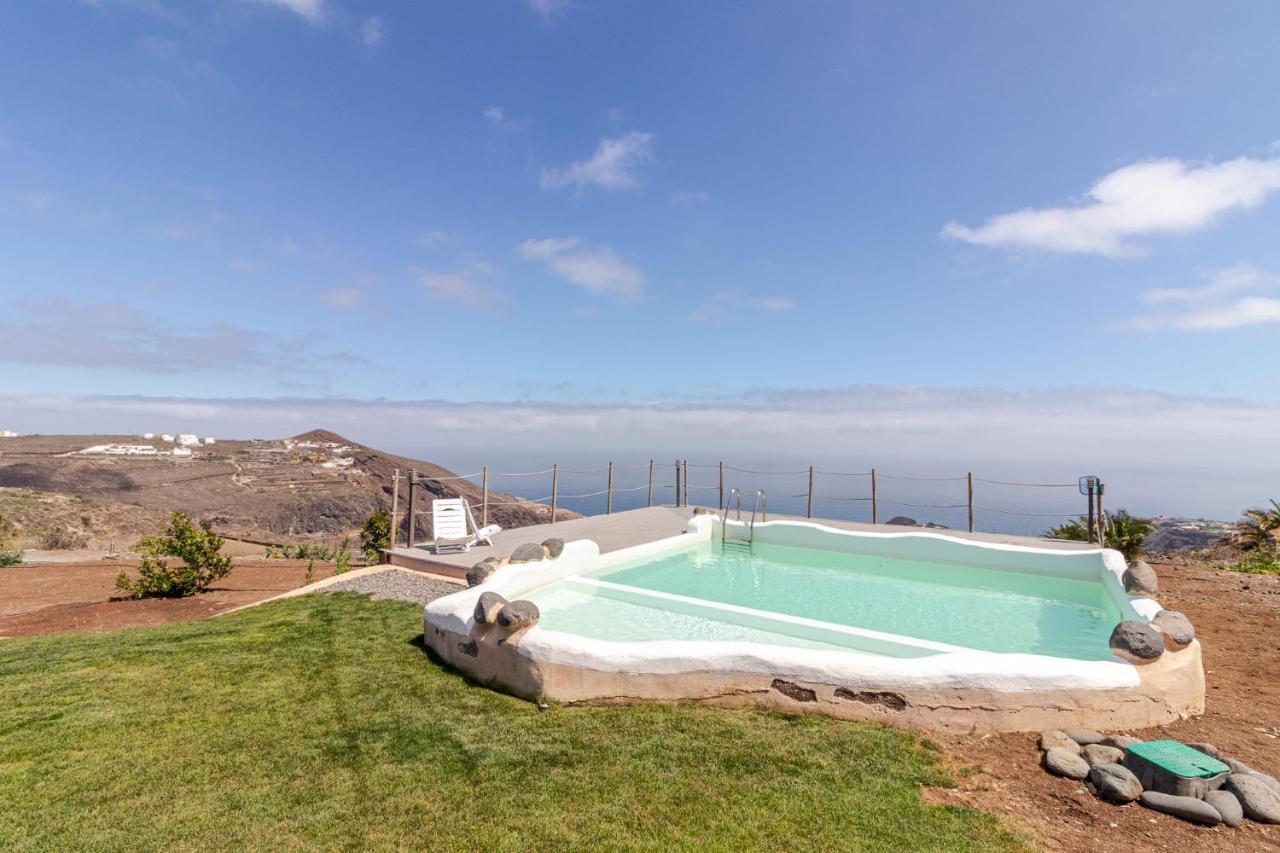 Flatguest Charming House + Pool + Terrace + Views Villa Santa Maria de Guia de Gran Canaria Eksteriør bilde