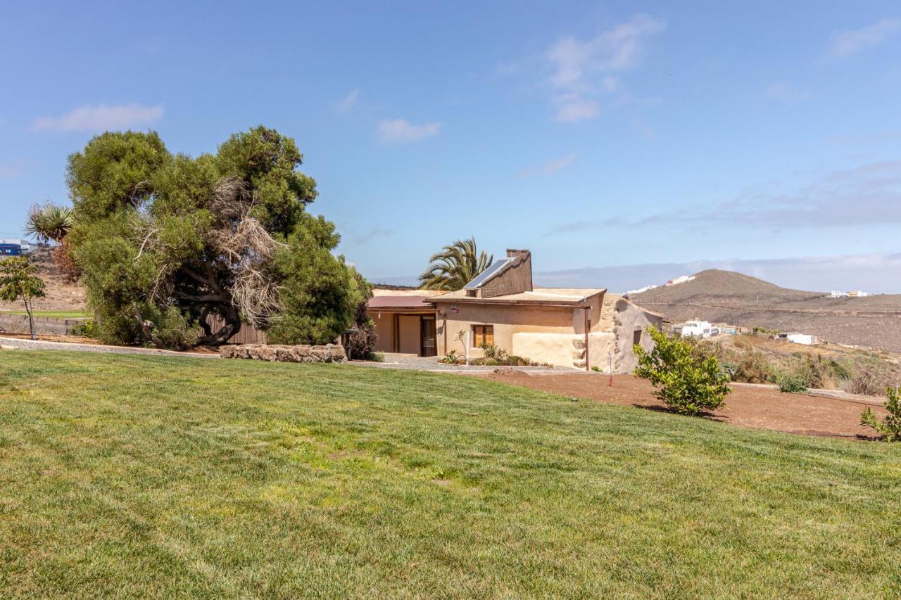 Flatguest Charming House + Pool + Terrace + Views Villa Santa Maria de Guia de Gran Canaria Eksteriør bilde