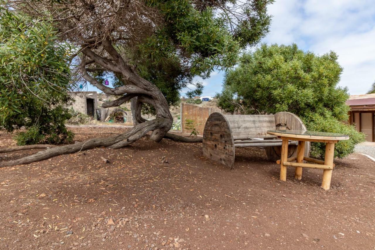 Flatguest Charming House + Pool + Terrace + Views Villa Santa Maria de Guia de Gran Canaria Eksteriør bilde