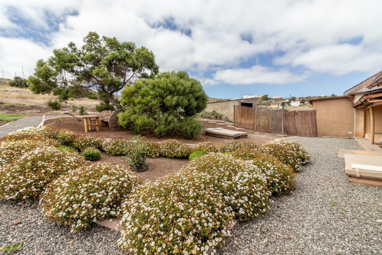 Flatguest Charming House + Pool + Terrace + Views Villa Santa Maria de Guia de Gran Canaria Eksteriør bilde