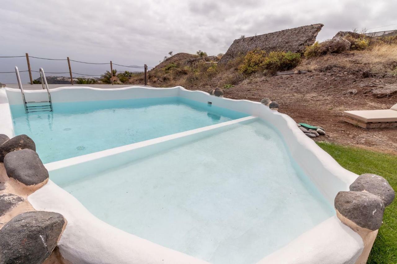 Flatguest Charming House + Pool + Terrace + Views Villa Santa Maria de Guia de Gran Canaria Eksteriør bilde